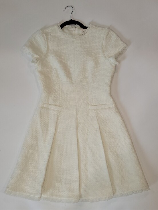 cinq a sept Dresses & Skirts - NWT cinq a Sept-Ivory Textured Tweed Fit-and-Flare Dress